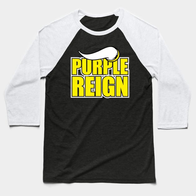 Minnesota Viking Purple Reign Baseball T-Shirt by ilovemubs